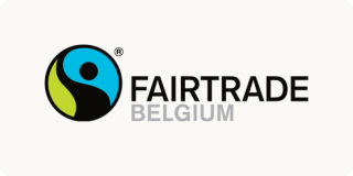 Logo Fairtrade Belgium voor Sara raakt - copy en content voor ngo's, vzw's, impactorganisaties en merken die willen werken aan een duurzame toekomst